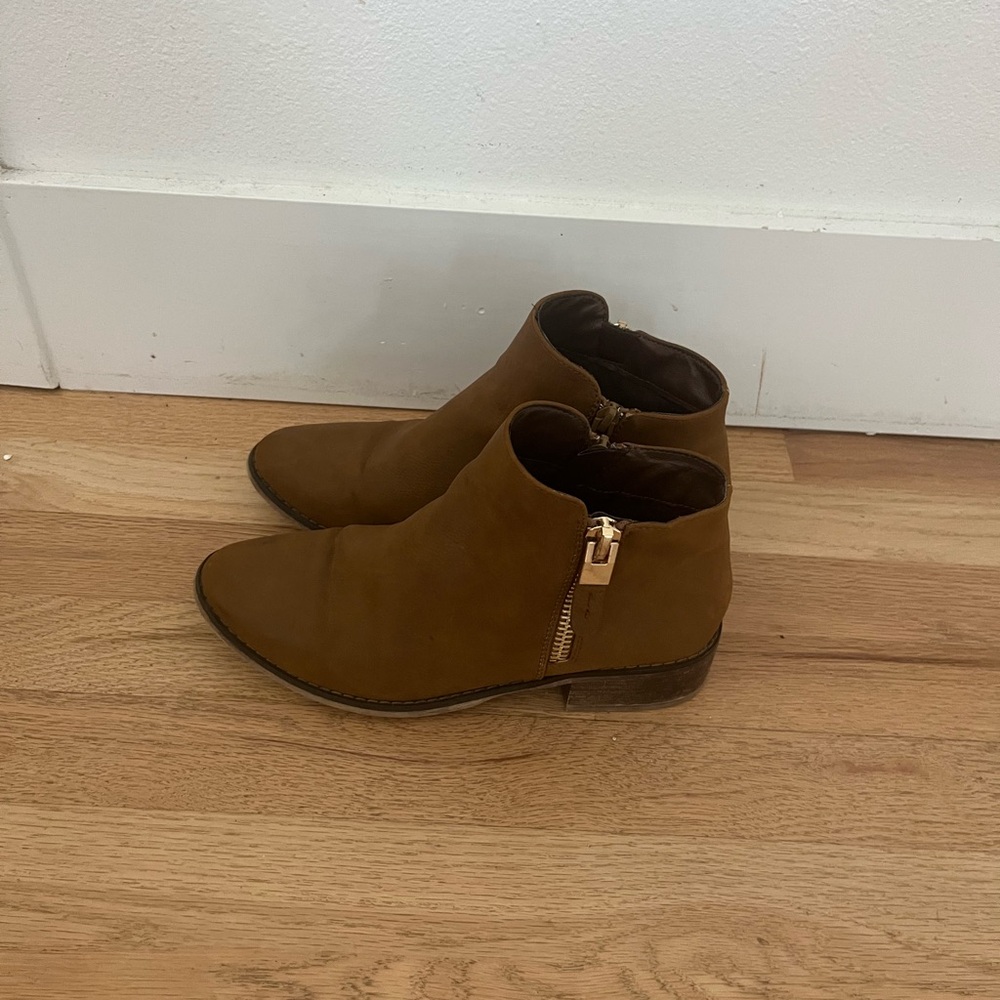 Chelsee Brown Ankle Boots